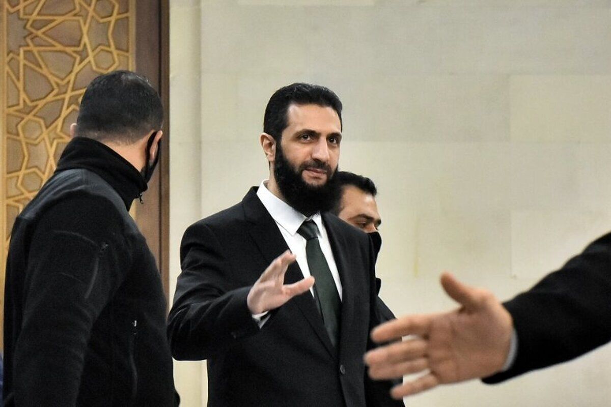 دیدار الجولانی با اعضای هیئت عالیرتبه بحرینی