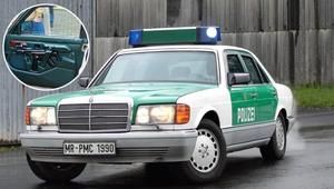 مرسدس ضدگلوله پلیس آلمان؛ W126 با مسلسل MP5 در دل درب ها! (عکس)