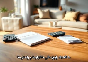 ۱۰ اشتباه رایج مالی خانوارها و راهحلها