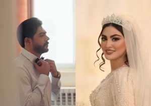 مریم مومن ازدواج کرد/ مراسم عقد آریایی مریم مومن در قصر مجلل با تاج الماس+ فیلم
